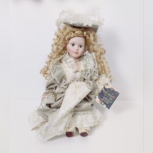 Vintage Porcelain Doll Rebecca Collection Limited Edition NEW